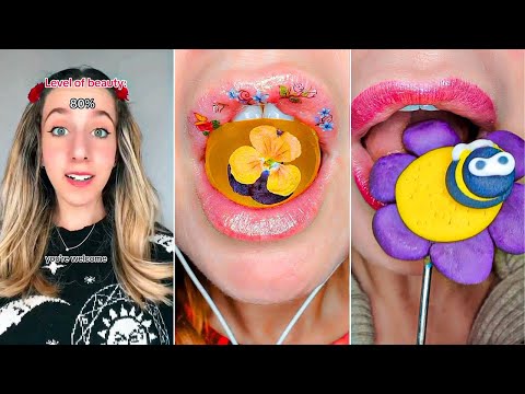 ✨ Text To Speech ✨ Eating Lips ASMR || @Amara Chehade || POVs Tiktok Compilations 2024#4