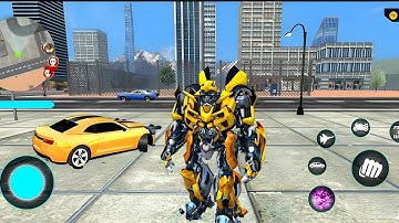 Bumblebee Jet Car Bike Robot Transformers Game #11 Android Gameplay