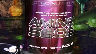 👍Scitec Nutrition Amino 5600 хим анализ сколько белка.