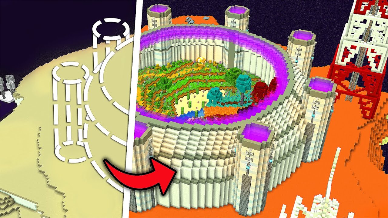 I Transformed the ENTIRE END in Minecraft Hardcore! - YouTube