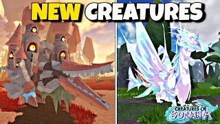 NEW CREATURES are HERE! CASTLE SKULL CRAWLER | Creatures of Sonaria