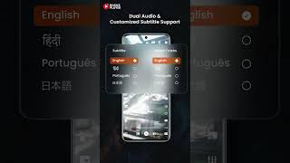 Dual Audio Feature in ASD Rocks Video Player screenshot 2