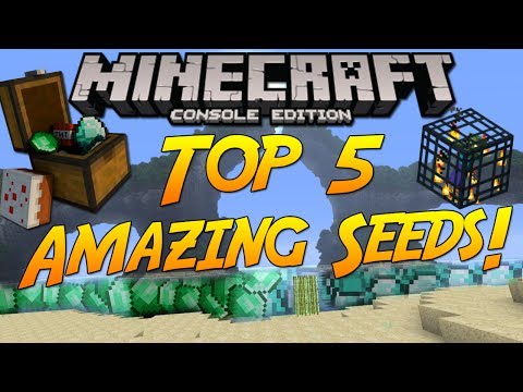 Minecraft Xbox One/PS4: Top 5 Amazing Seeds 2017! [HD]