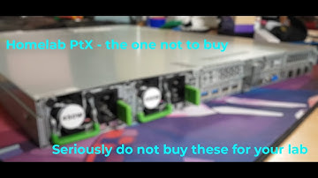 Getting started with my new Homelab Servers - RX1330 - the newest server NOT to buy for a homelab