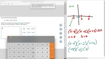 Solving a polynomial inequality  Problem type 1