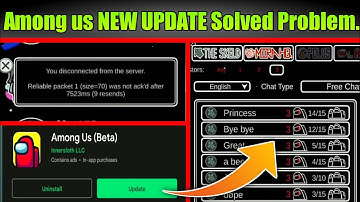 Among us NEW UPDATE Solved Disconnected Problem | Among us NEW UPDATE gameplay