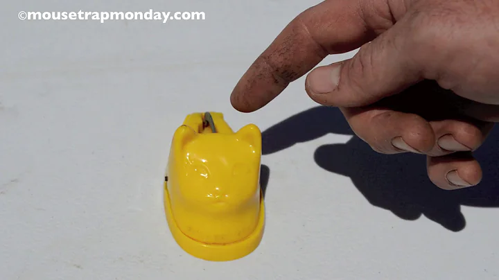 $200 Vintage 1953 Kitty Got-Cha Mouse Trap In Acti...