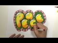 How to Draw Graffiti Letters - Peace in Bubble letters MLT