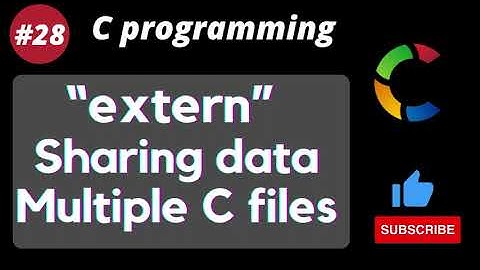 #28 Advanced extern Keyword Usage with warning and errors