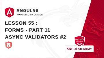Forms - Part 11 :  Async Validator #2 | Master Angular Framework In Arabic