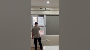 Rèm tổ ong kiêm cửa lưới chống muỗi của WINLUX #rèm #rèm_cuốn #rèm_tổ_ong #cửa_lưới_chống_muỗi