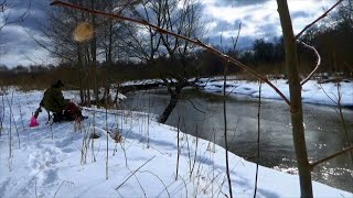 Поймать 1кг рыбы на речке зимой   труднейший сериал , 4 серия