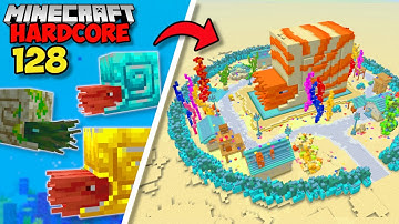 I Built A NAUTILUS CITY in Minecraft Hardcore