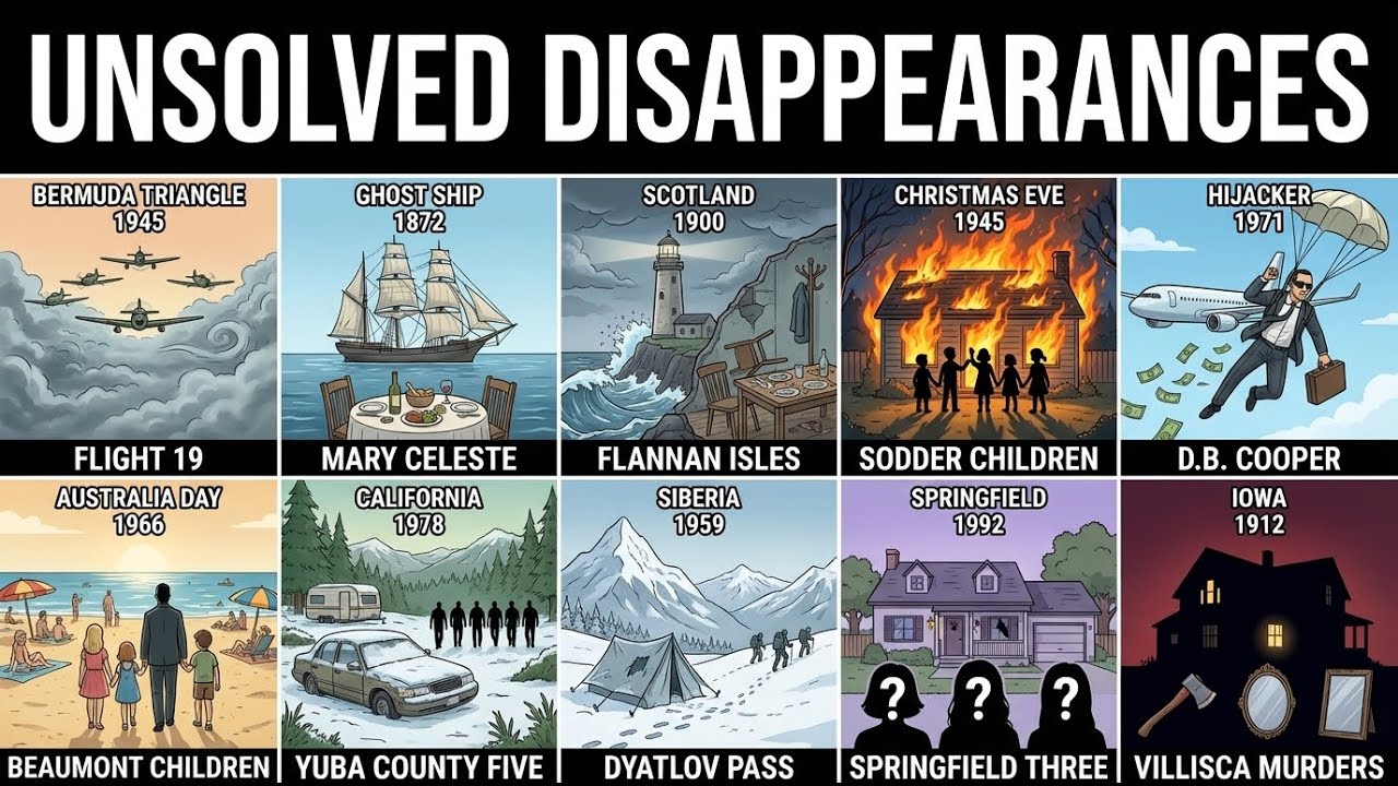 10 Unsolved Disappearances That Defy Explanat - YouTube