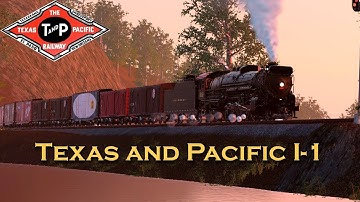 Railroader : Texas and Pacific I-1 Mod teaser #railroader #steamlocomotive #trainsimulatorgames