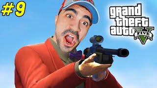 تختيم قراند 5 اقوى اغتيال بالقناص - GTA V