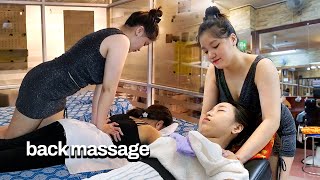 The best way to relax at a barbershop with quality massage in Vietnam | head & back massage