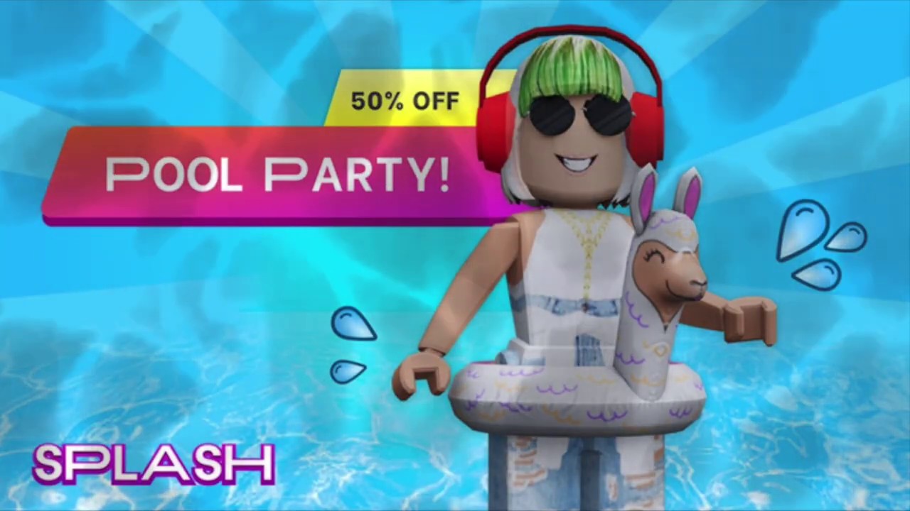 Splash Roblox Pool Party Youtube - escape the pool party on roblox game