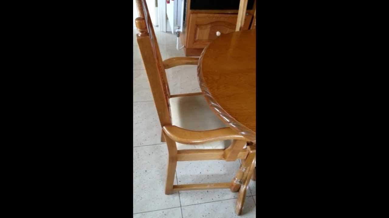 Dining Room Table & Chairs for sale - YouTube