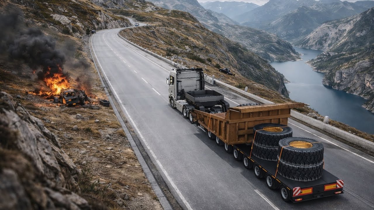 Drunk and Drive !! Heavy mining truck parts delivery... Truckers of Europe 3 gameplay..