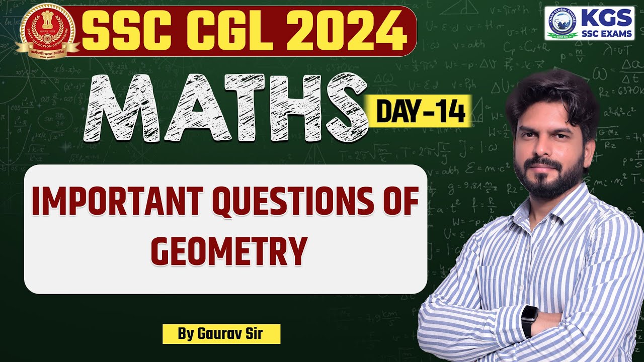 SSC CGL 2024 Maths | Day-14 | Maths पिछले 5 वर्षों का निचोड़ 60 दिन की ...