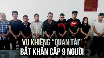 Vụ khiêng quan tài trước chợ Bến Thành: Bắt khẩn cấp 9 người