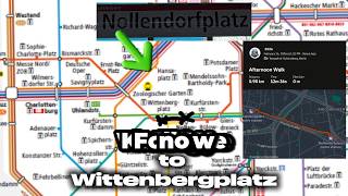 Berlin POV Walks | U1/U2/U3 Nollendorfplatz to Wittenbergplatz | Real City Sounds | 4K