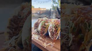 Double decker tacos on the Blackstone #blackstone #cooking #tacobell #griddlerecipes #outdoorcooking