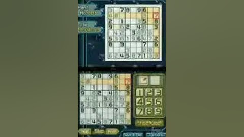 Sudoku Gridmaster Nintendo DS Gameplay