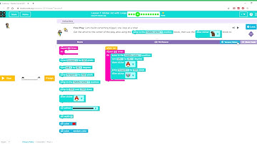 Code org Express Course 2019 Lesson 7 Sticker Art with Loops#1-4
