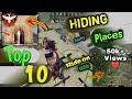 Top 10 Clock Tower Hidden Place In Free Fire || Rank Pusk Hiding Places || Hindi || FhAmEy