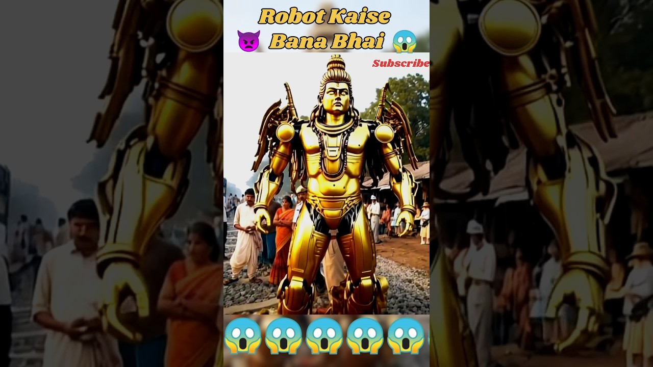 The Golden Robo-God Awakens | Divine Power Meets Futuristic Tech!" 😱😱😱 