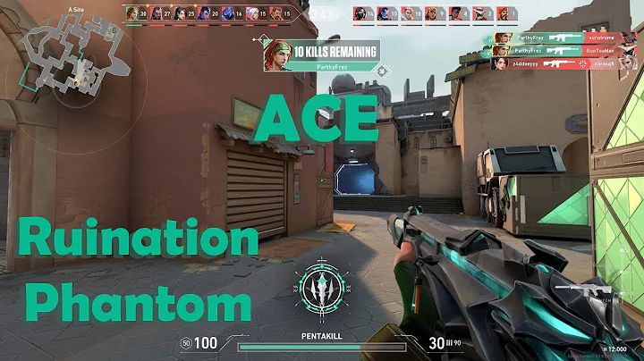 Valorant Ruination Phantom Ace in Deathmatch