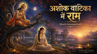 🌙 Ashok Vatika Mein Ram | Hanuman Ji & Mata Sita | Peaceful Devotional LoFi | Ram Bhakti screenshot 5