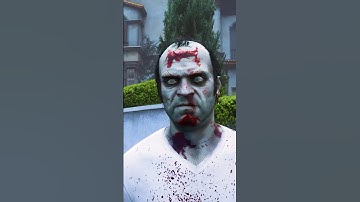 GTA 5 Protagonist As Zombies #gta5 #gta #shorts