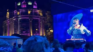 My way パリ市庁舎前 五輪閉会式 パブリックビューイング Paris2024 JO closing ceremony