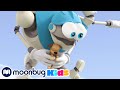 Buggy on the LOOSE!!! Stop that Dog! | Baby Cartoons Compilation | ARPO the Robot | Robot Nanny