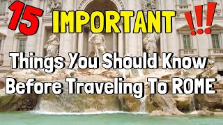 Plan Your First Trip To Rome: What To Expect In The Eternal City by Gone On Vacation 759 views 8 months ago 8 minutes, 28 seconds