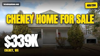 417 C St | Cheney, WA | $339,000 | 4 bed, 2 bath, 2,036 sqft — Spokane Home for Sale