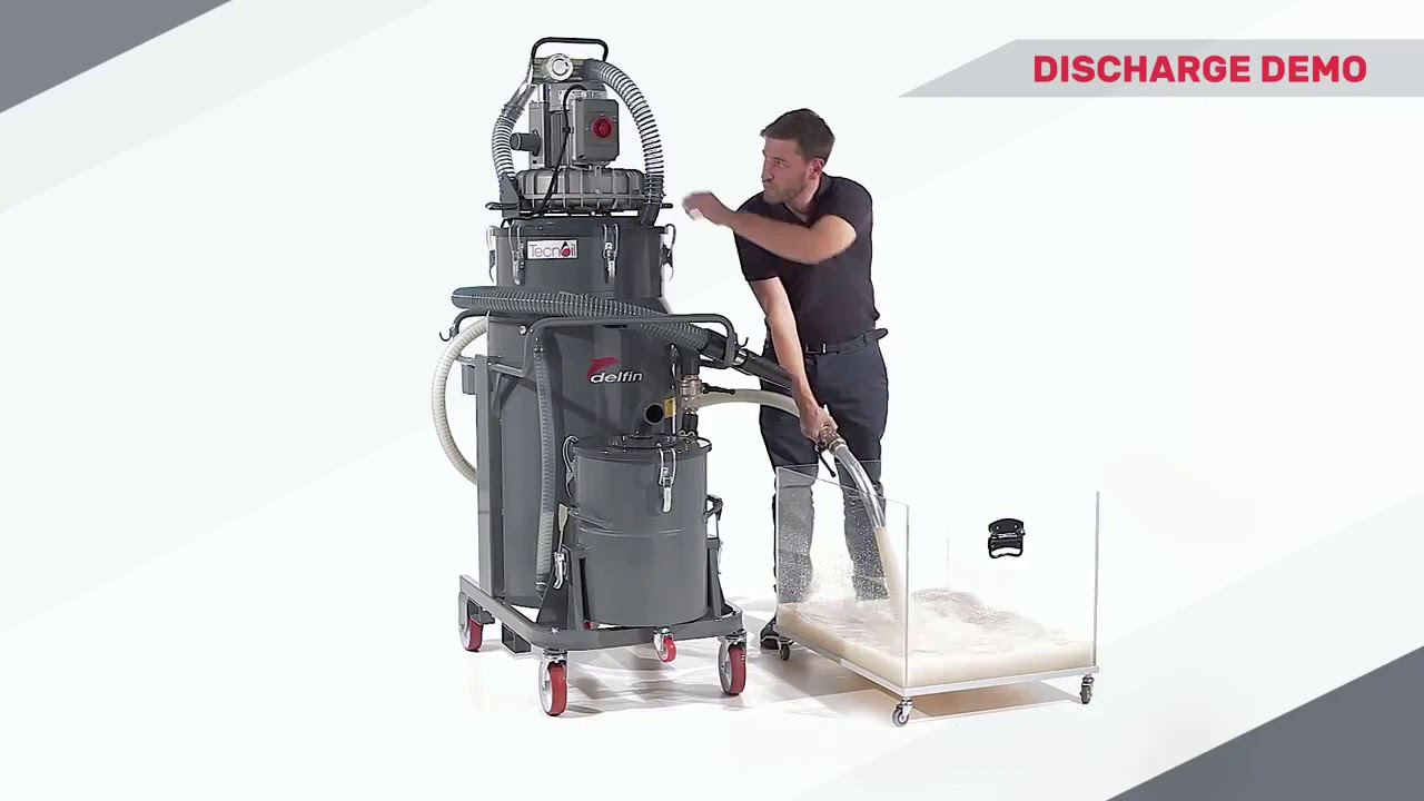 ASPIRADORA TECNOIL DELFIN para virutas, aceites refrigerantes y  lubricantes. EQUISOL - YouTube