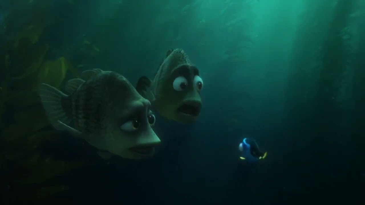 Baby Dory Gets Lost in the Ocean | Other Fishes Try to Help (Finding Dory Scene 2)