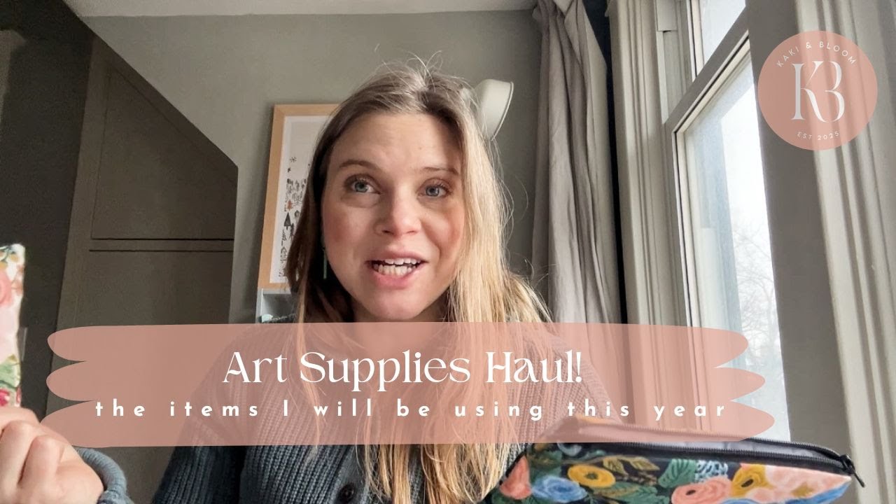 Art Supplies Haul: 12 items I'm excited to use in my studio