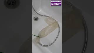 수도꼭지 검정이물질 보일러배관청소 작업과 연관성?