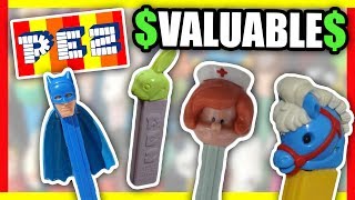 10 PEZ CANDY DISPENSERS WORTH MONEY - VINTAGE ITEMS TO LOOK FOR AT THRIFT STORES!!