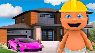 Baby Builds a MANSION!