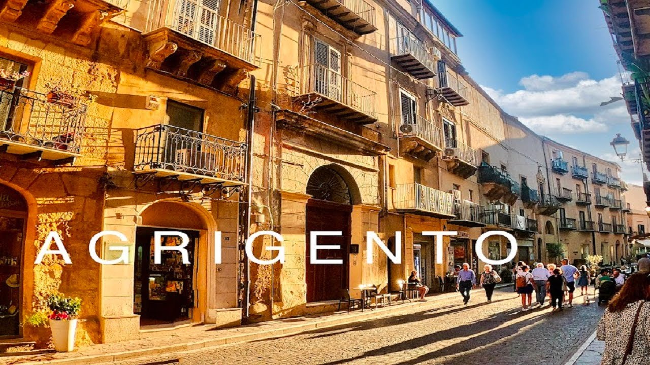 Agrigento na Sycylii - średniowieczna Starówka