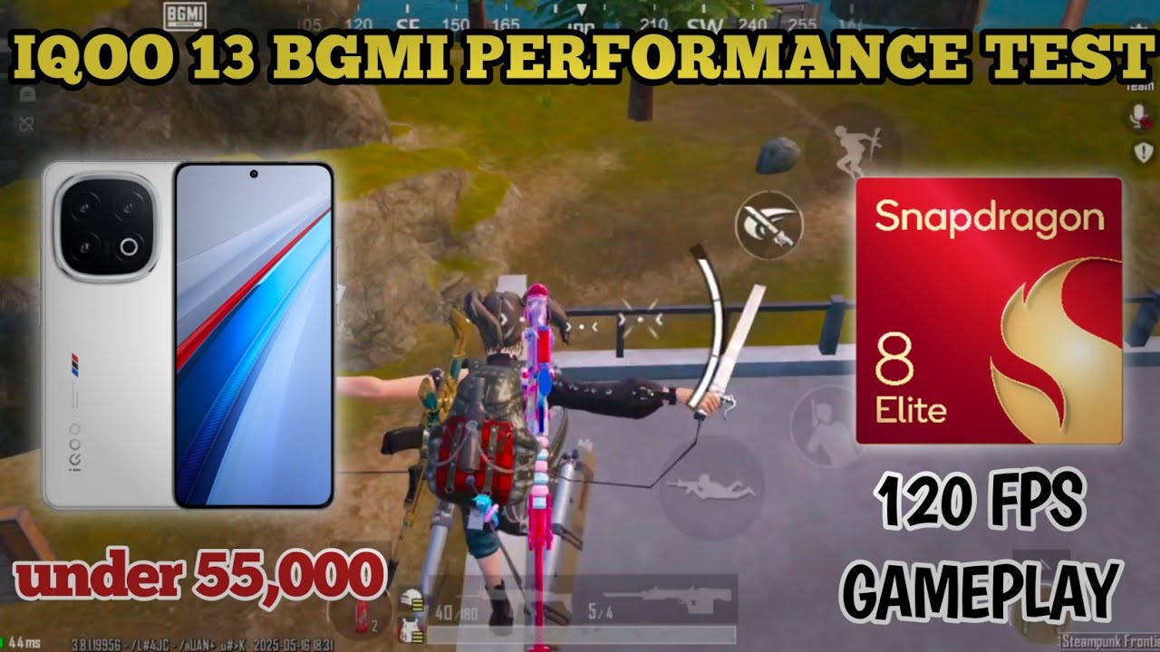 IQOO 13 BGMI PERFORMANCE TEST 💯 BEST GAMING MOBILE UNDER 55,000‼️ - YouTube