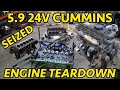 LOCKED UP 5.9 24V Cummins Diesel Teardown. So You CAN Kill a 5.9...