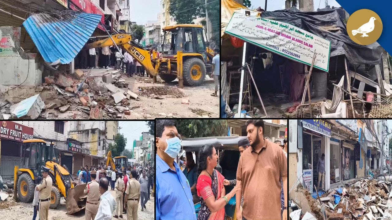 Хайдарабад: GHMC Town Planning устранила нарушение пешеходной дорожки у Masabtank, First Lancer.