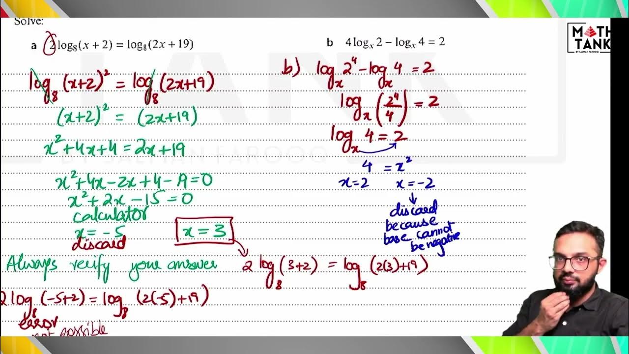 Exponentials and logarithms for a2 lecture 3 a level maths 9709